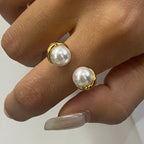 Duo Perlé Ring