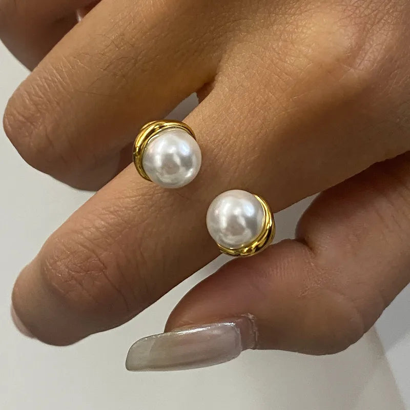 Duo Perlé Ring