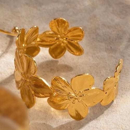 Golden Bloom Cuff