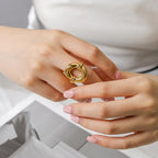 Aura Oval Ring