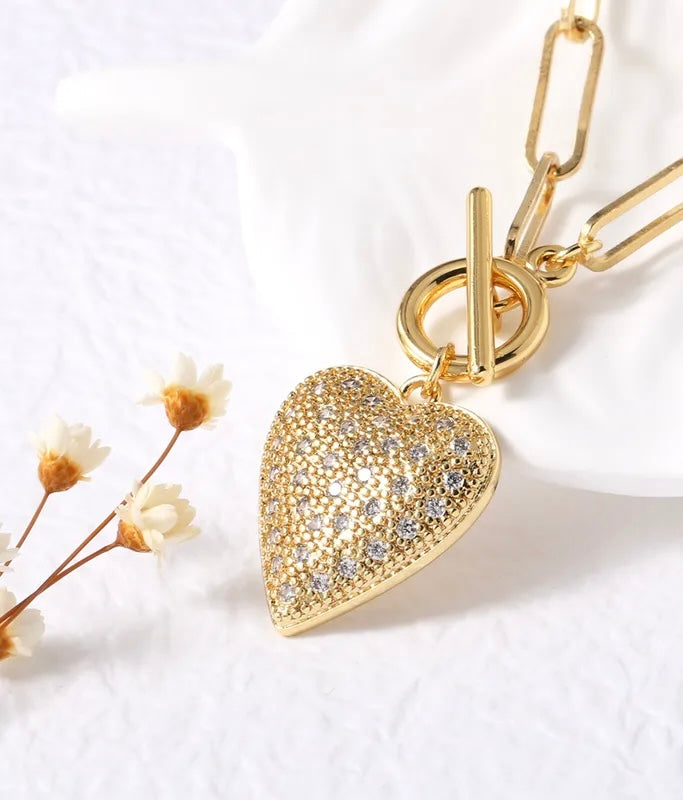 Corazón Brillante Necklace